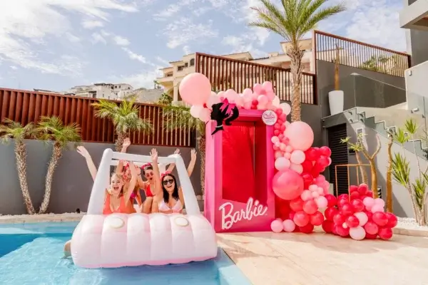Barbie Pool Party in Cabo